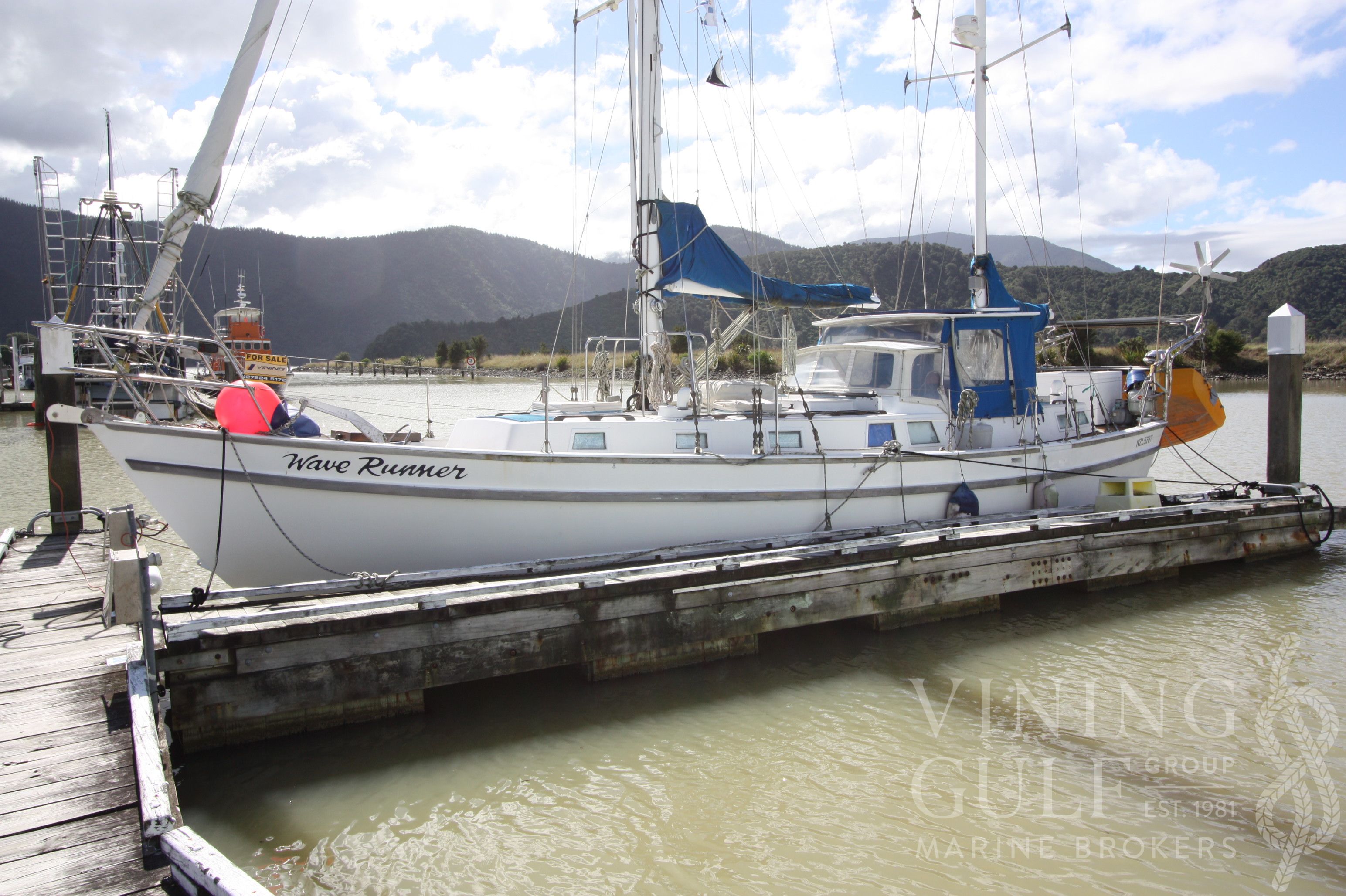 1984 Colin Childs Ketch Rigged